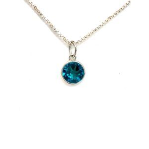 .925 May Emerald with Box Chain #birthstone #May
